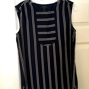 J Crew sleeveless blouse